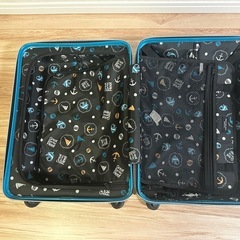 スーツケース　　マリン柄の画像