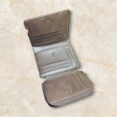 baellerry  無地 おしゃれ 3つ折り マルチカードスロット PU クレジットカード収納クラッチ コインパースの画像