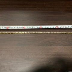 B 18金 刻印 チェーン ネックレス イタリア　実家整理 遺品整理 ゴールド 貴金属の画像