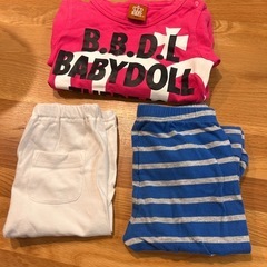 粉ミルク、ベビー服、キッズ服の画像