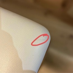 無料 木製ベンチ ホワイトクッション付き ナチュラル 高級感ありの画像