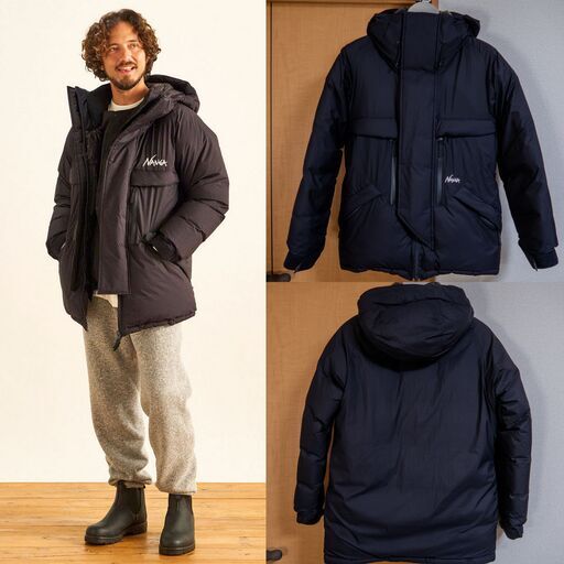 超極美品 NANGA ナンガ MOUNTAIN BELAY COAT マウンテンビレーコート 黒 S ダウンコート