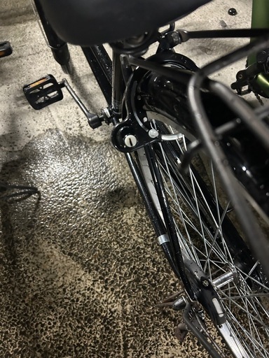 昨日9,800円で購入したママチャリ(26インチ)譲渡証明書あり