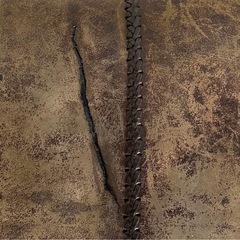 ★カルティニベンチ★ 鉄鋲 本革座面×ウッドフレーム ミッドセンチュリーの画像