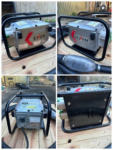 EXEN 高周波フレキバイブレーター 40パイインバーターセットHC116B