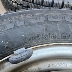 ブリヂストン　145r12 スタッドレス　ホイールセットの画像