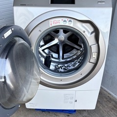 🔥🔥②パナソニック　 Panasonic NA-VX900BL左開き 🔥🔥ドラム式洗濯機　ヒートポンプユニット　乾燥　11/6kg    安心　分解　洗浄　済み　設置まで対応　配達無料🚚💦 の画像