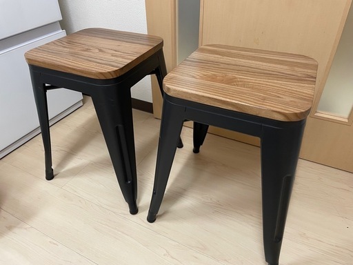 スツールチェア２個セット