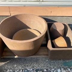 ガーデニング用プランター陶器の画像