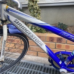 ブリヂストン クロスファイヤージュニア 24インチ 7段変速　ブルー／ホワイト　CF475 の画像