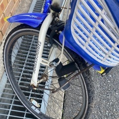 ブリヂストン クロスファイヤージュニア 24インチ 7段変速　ブルー／ホワイト　CF475 の画像