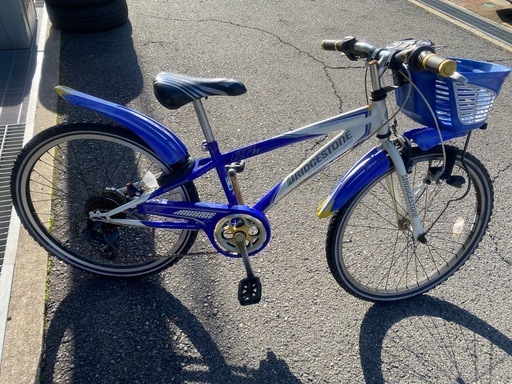 中古車　BRIDGESTONE クロスファイヤーJr　24インチ　7段変速　美品 BRIDGESTONE（ブリヂストン） 子供自転車 クロスファイヤージュニア24