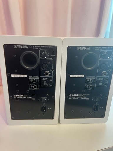 値下げ YAMAHA HS5W パワードスタジオモニタースピーカーペア