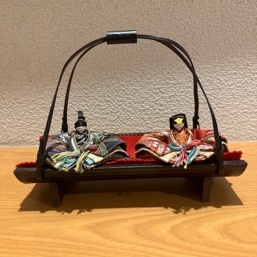 レトロ雛人形お雛様骨董品 (スミレ) 三原の年中行事用品《ひな祭り》の