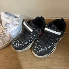 18cm スニーカー　NIKE スパイダーマンの画像