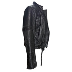 本革 ダブルライダース 44 L ダブルジップ ベルト付きの画像