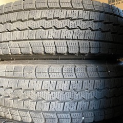 サンバー　純正アルミホイール　スタッドレス付きの画像