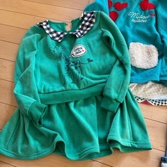 女の子　120cm 冬服　トップス　2枚　トレーナー　チュニック　デニム　パンツ　おまとめ　3着　セットの画像