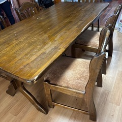 食卓テーブル６点の画像