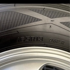 最終値下！バリ山 スタッドレス165R13の画像