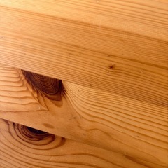 【値下げ可】無印良品　パイン材ローテーブル　折りたたみ式の画像