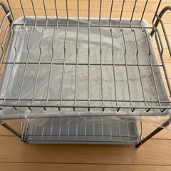 食器乾燥機　食器乾燥棚　2段　食器置き　便利　中古の画像