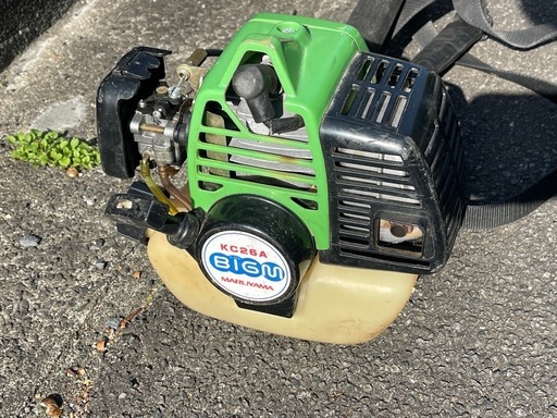 丸山 BIG-M KC26A エンジン草刈機 動作良好 実働品