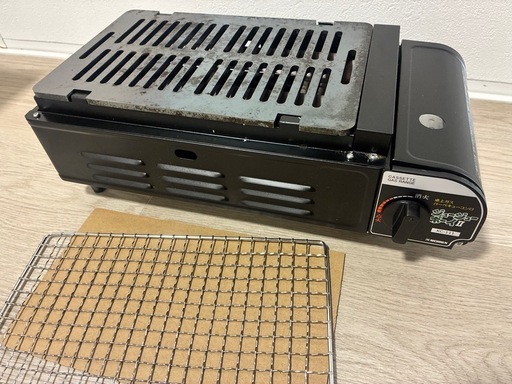 ジュージューボーイII　専用鉄板付き　アウトドアコンロ　NICHINEN  ガスバーベキューコンロ　キャンプ　BBQ　