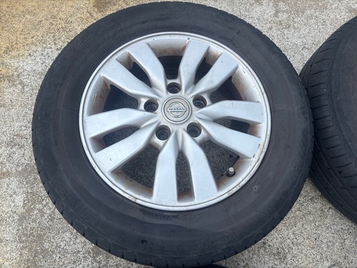 195/65R15 サマータイヤ アルミ付4本 日産 15インチ