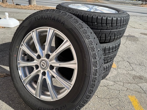 ◎アルミホイール付スタッドレスタイヤ 215/60R16 95Qヨコハマ アイス