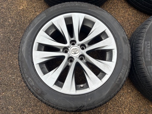 225/55R18 サマータイヤ アルミ付4本 トヨタ RUV4 ハリアー　18インチ ピレリ