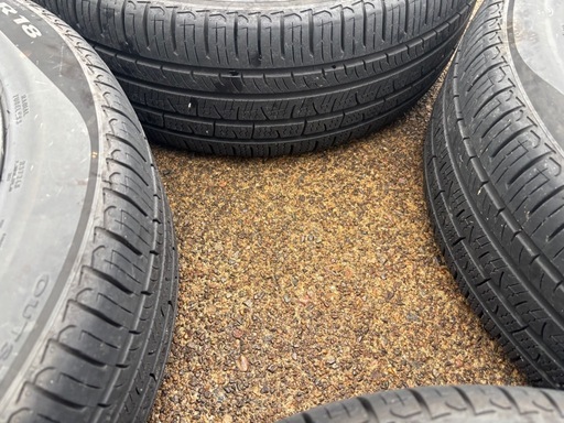 225/55R18 サマータイヤ アルミ付4本 トヨタ RUV4 ハリアー　18インチ ピレリ