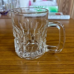 ガラスジョッキ　5点セット　中古のグラスでおしゃれに乾杯の画像
