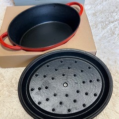 Bonne Bonheurブランドの鋳鉄鍋、26CM、新品、未使用の画像