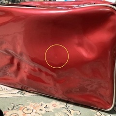 Wilson エナメルバッグ 赤の画像