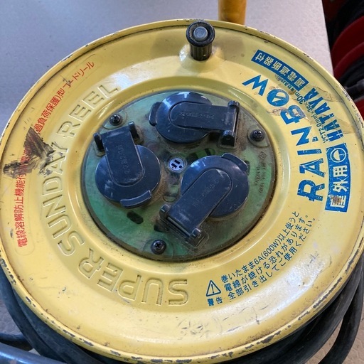コードリール　電工ドラム　漏電遮断器付き②