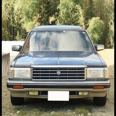 昭和63年式TOYOTA CROWN SuperSaloon 不動車（タイミングベルト切れ） レストア・部品取り用にも ツートン トヨタ クラウン スーパーサルーン の画像