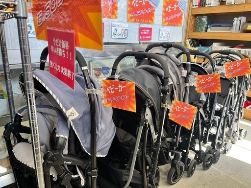 【愛品館 江戸川店】期間限定 ベビーカー 5500円均一！