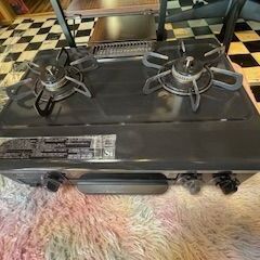 【リサイクルサービス八光】2018年製 パロマ ガステーブル｜水なしグリル｜LPガス｜IC-N36B-Rの画像