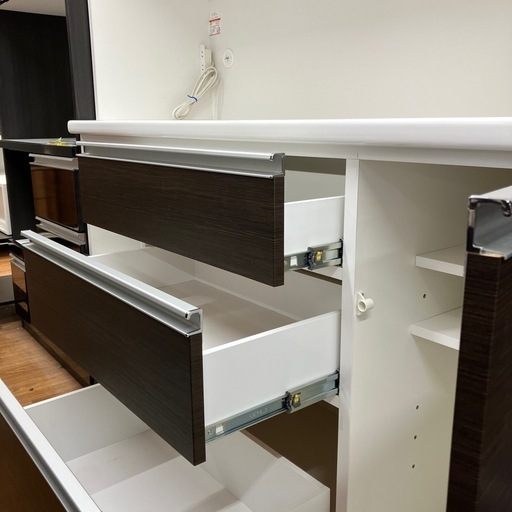 松田家具 2枚扉レンジボード  