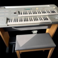 ヤマハ　エレクトーン　椅子付きの画像