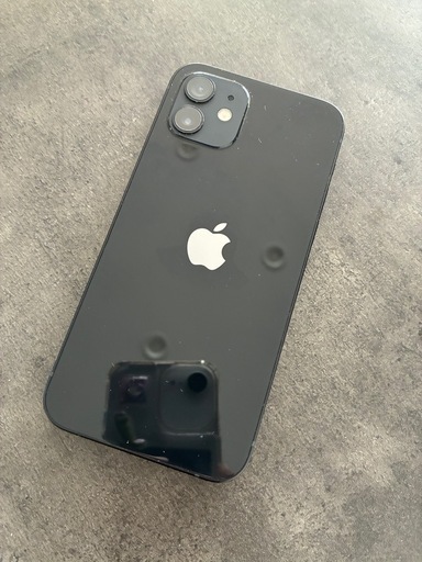iPhone12 64GB ブラックバッテリー残77% (みみみん) 北九州の電話