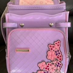 【美品】ランドセル 天使の羽 セイバン ラベンダーの画像