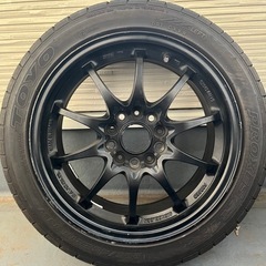RAYS CE28 16インチ ホイール4本＋タイヤ付き（TOYO PROXES R1R）の画像