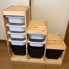 IKEA TROFAST トロファスト　棚　おもちゃ収納の画像