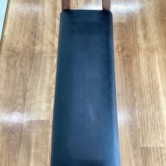 木製ベンチ（高さ調整可)【町田市再生家具】0116の画像