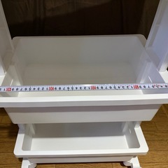 ニトリ 2個セット　テーブル天板タイプワゴン　3段の画像