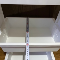 ニトリ 2個セット　テーブル天板タイプワゴン　3段の画像