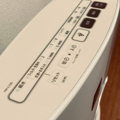 シャープ　加湿セラミックファンヒーターHX-L120-Wの画像