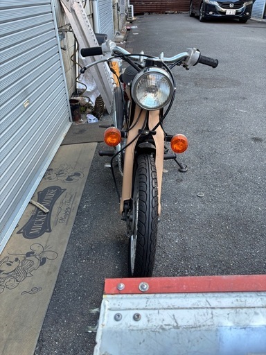 スーパーカブ90カスタム！タイヤ新品！